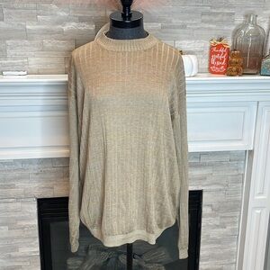 Pronto Uomo Beige Knitwear Sweater Size XL
